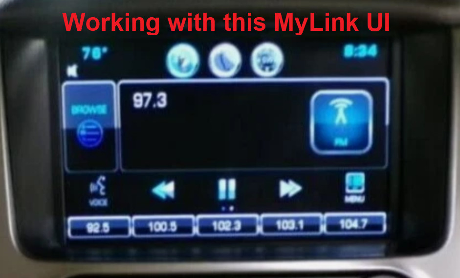 Apple Carplay/ANDROID AUTO 2010y – 2017y Chevy Equinox & GMC Terrain MYLINK