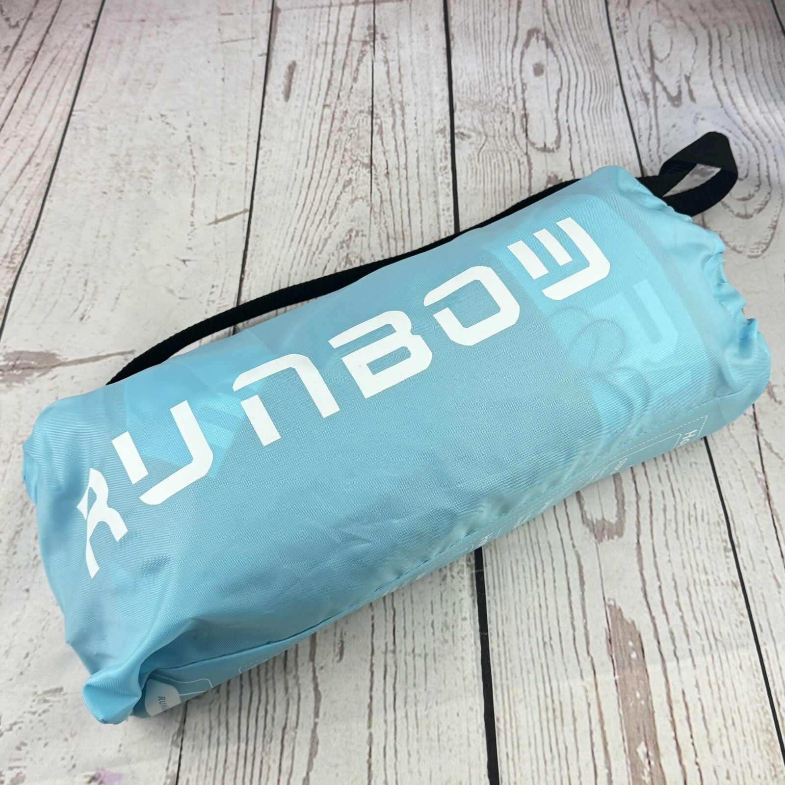 6x4 ft Portable Kids Soccer Goal Sky Blue for Backyard Practice with Carry Bag