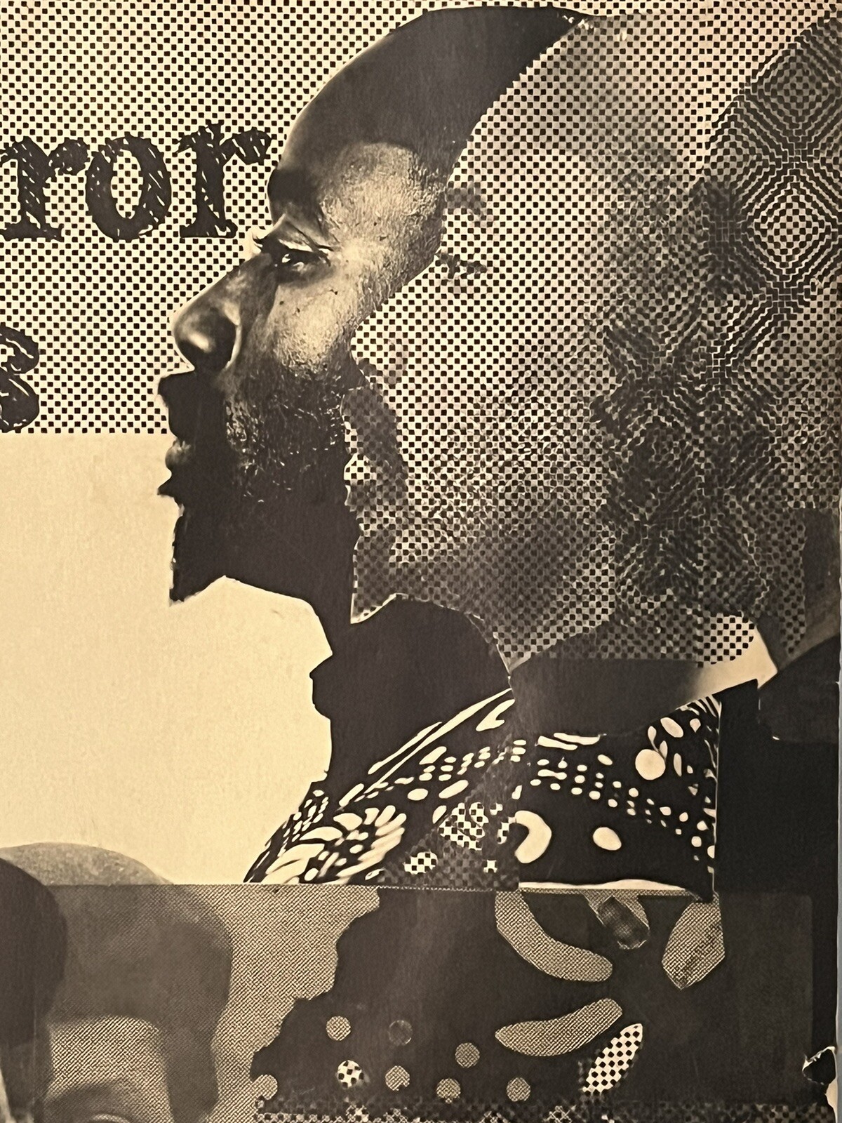 Vintage Rare 1964 LeRoi Jones Amiri Baraka DUTCHMAN U. Of Michigan Flyer Poster