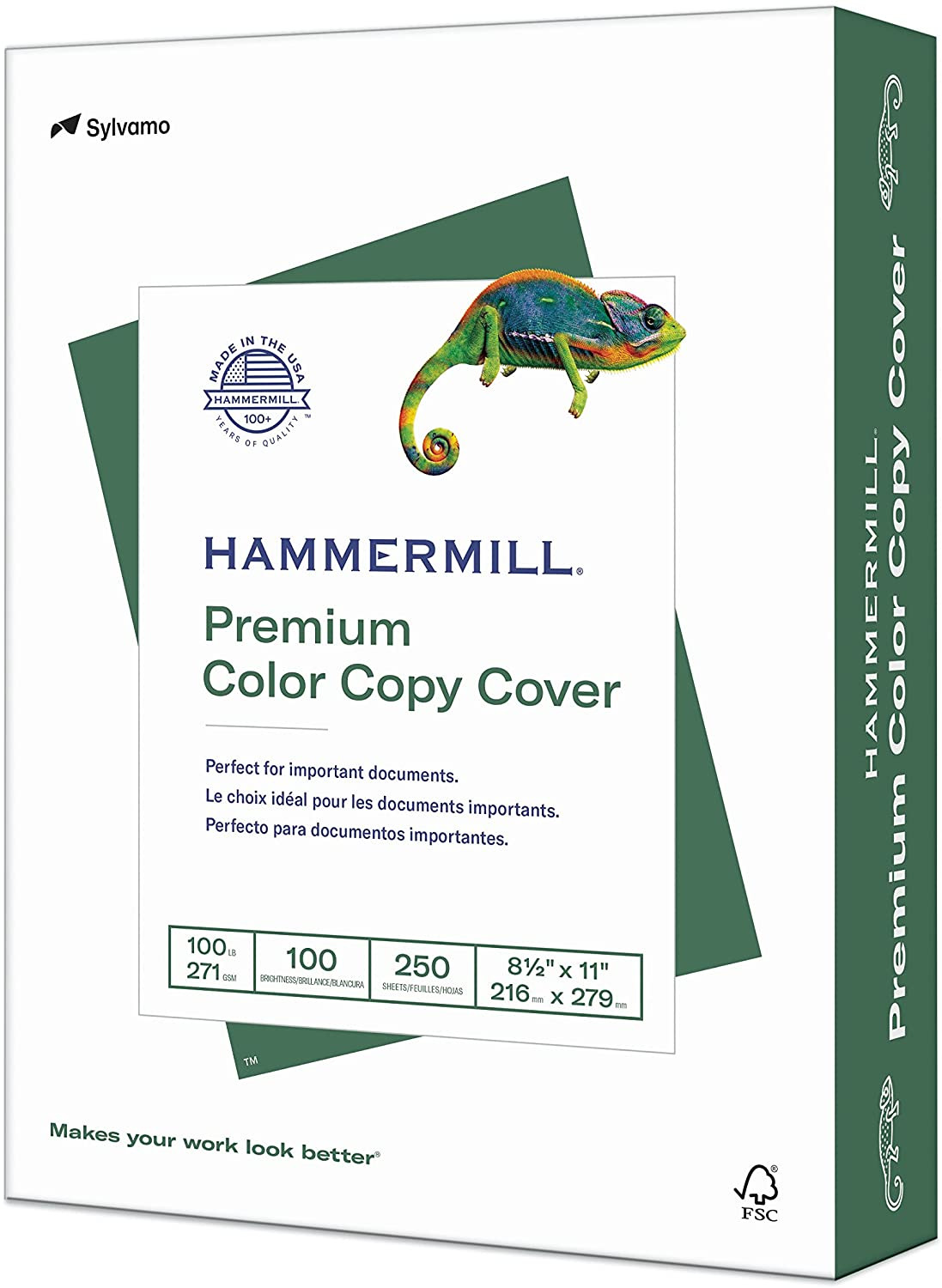Hammermill Cardstock, Premium Color Copy, 100 lb, 8.5x11 - 1 Pack (250 Sheets...