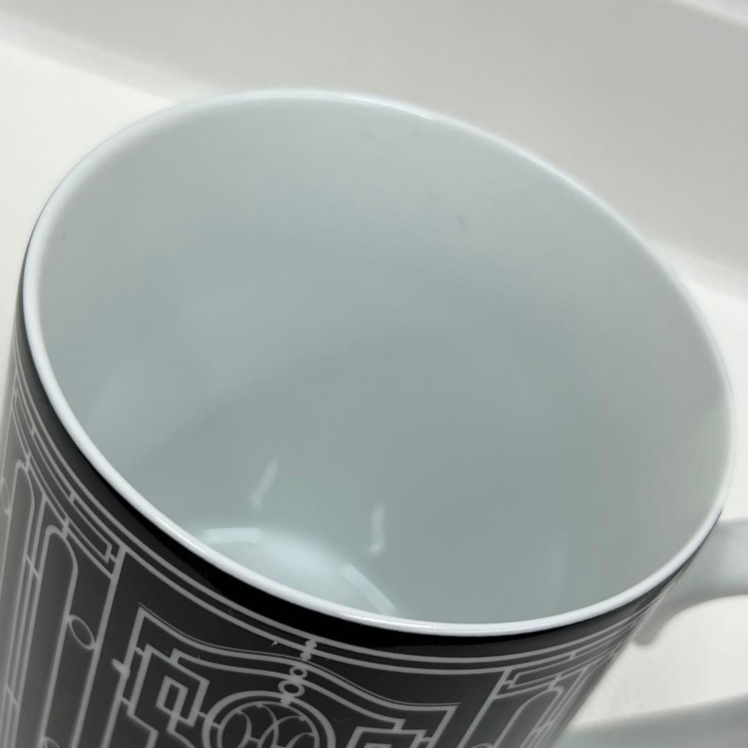 Hermes H Deco Mug Pair Kitchenware Coffee Cups Set Authentic Genuine