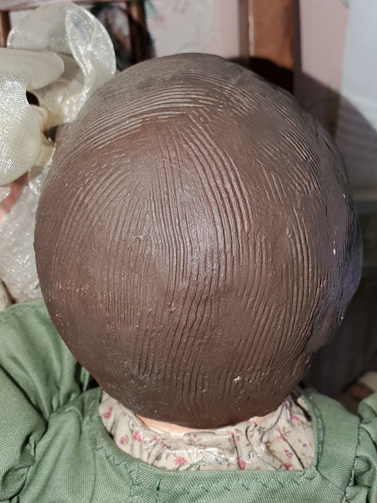 OOAK Folk Art Handmade 19” Paper Mache & cloth Twin dolls Sign Dorothy Shunke 09