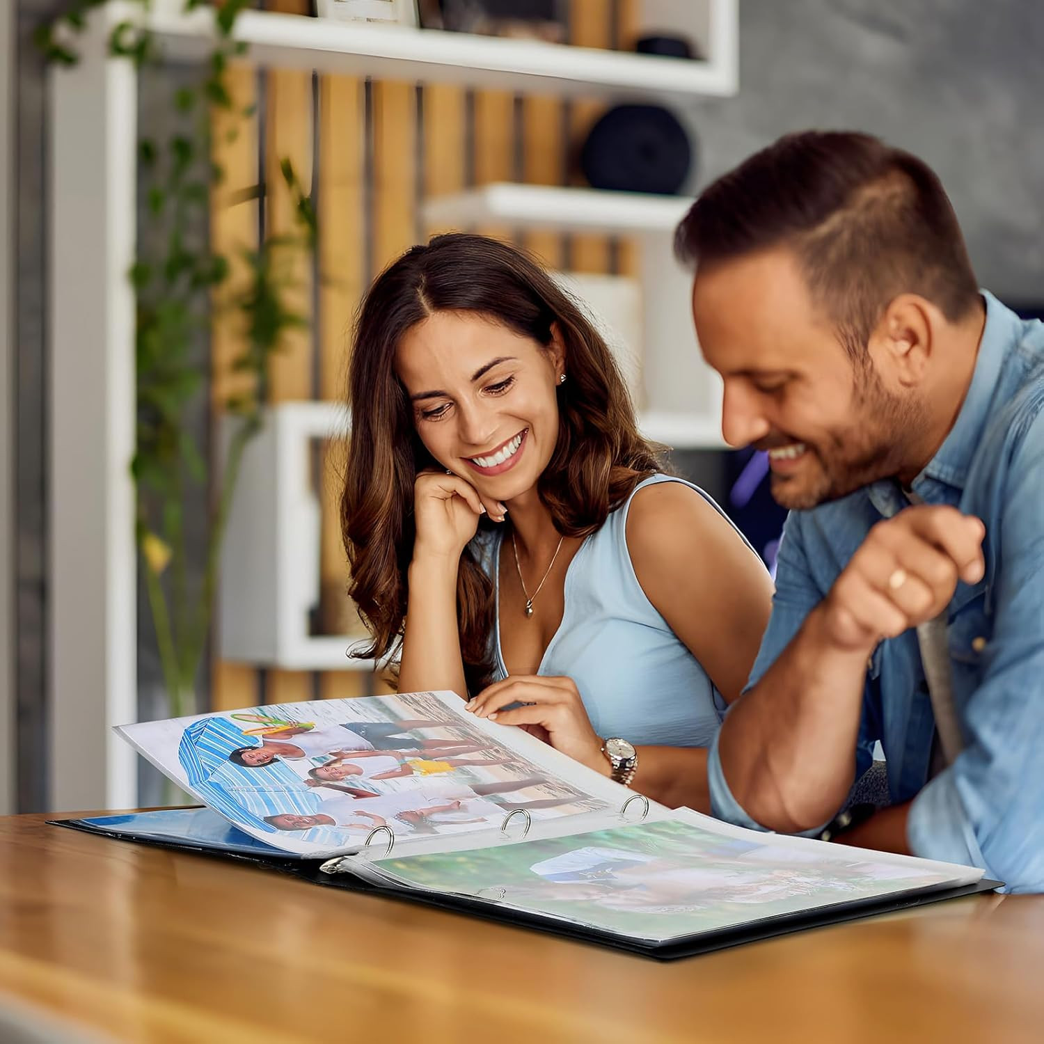 30 Pack 8x10 Photo Sleeves for 3 Ring Binder (60 Pictures), Heavy-Duty Archival