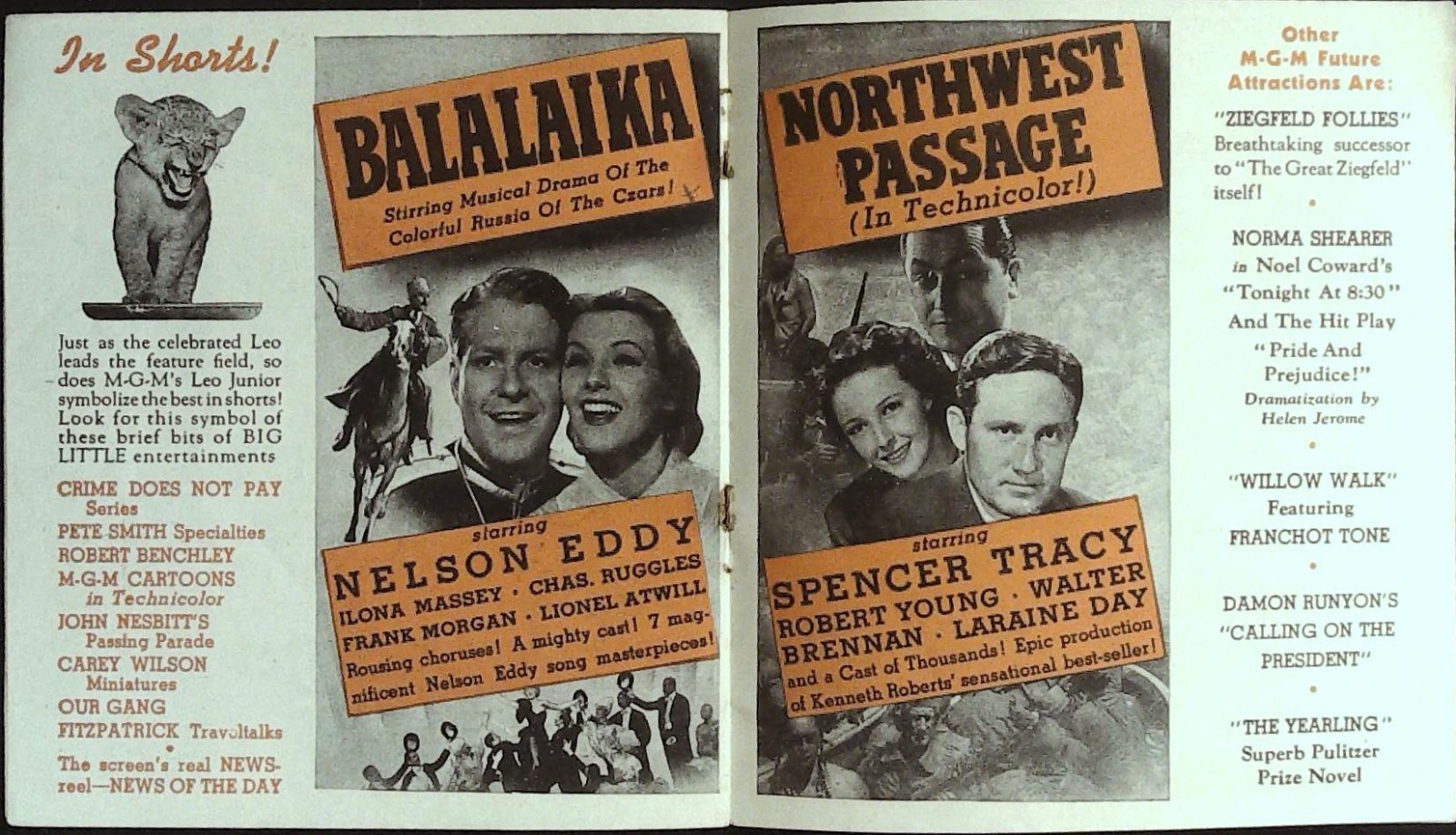 MGM Fall & Winter Screen Forecast 1939 "Another Thin Man", "The Women", Scarce!