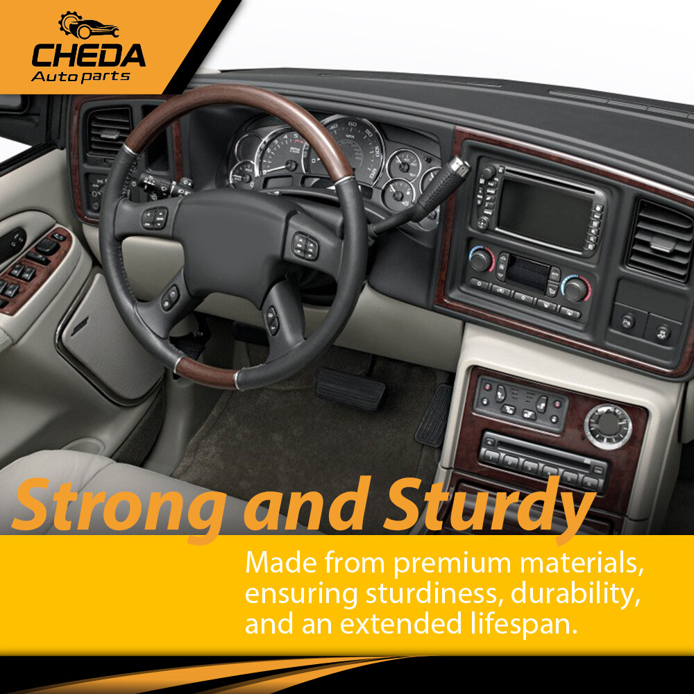 Gauge Cluster Lens Cover Chrome Ring Fit For 03 04 05 06 GM Trucks SUVs Escalade