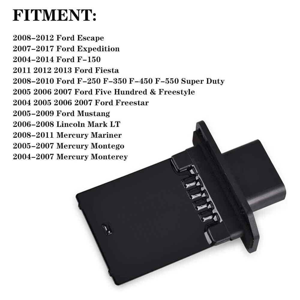 HVAC Blower Motor and Resistor Front Fit For 2009 2010 2011 2012-2014 Ford F-150