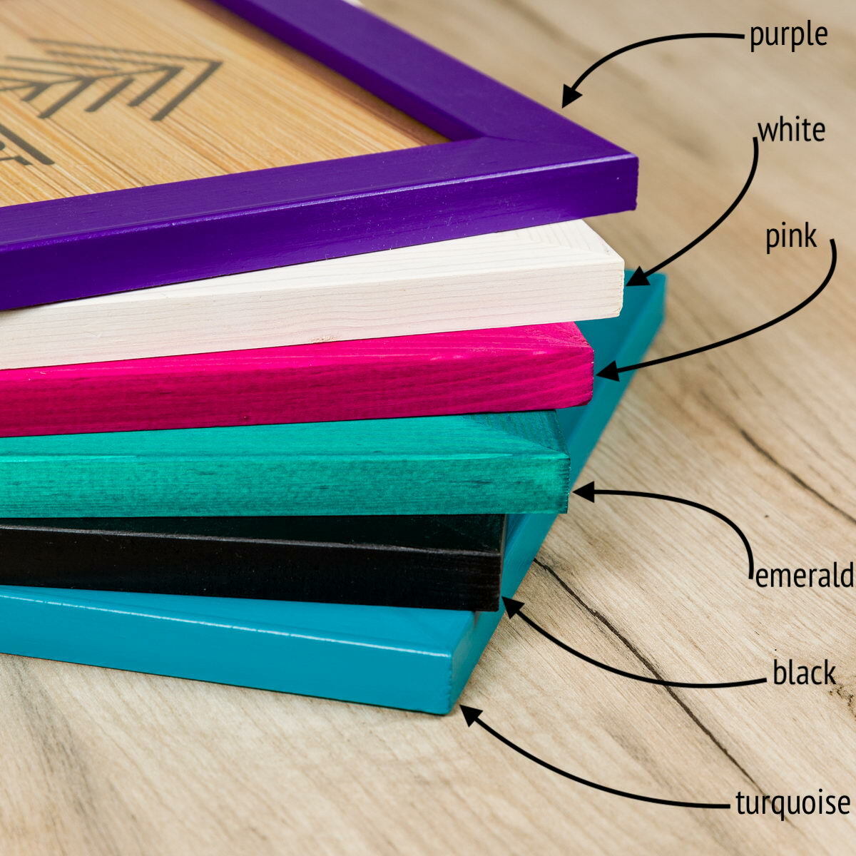 Rustic Wooden Picture Frames - Natural Solid Distressed Wood - Wall/ Tabletop