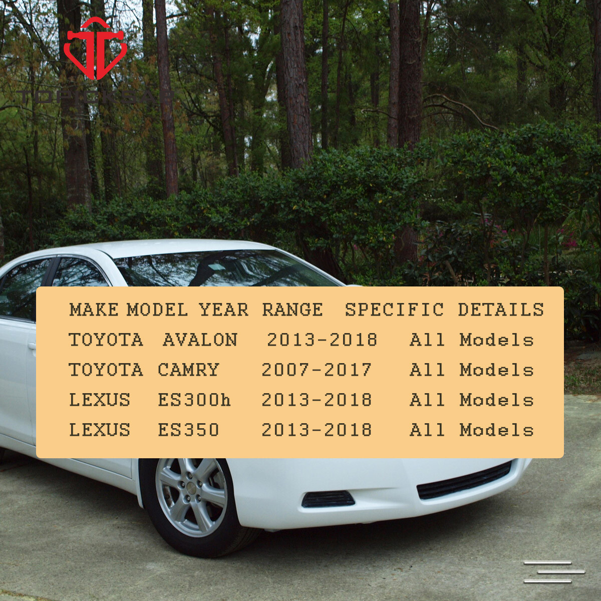 Sway Bar Link Set For 2007-2014 Toyota Camry 2013-2014 Toyota Avalon Front 2Pc