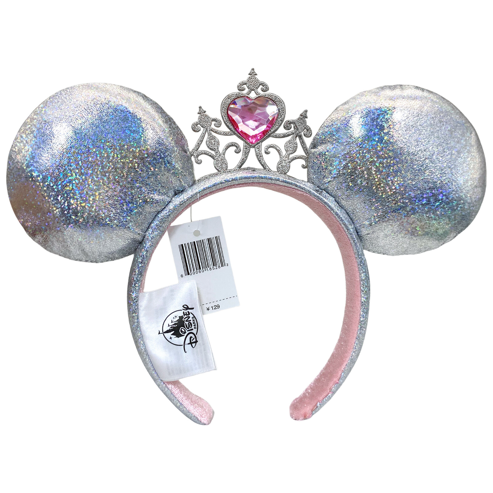 Disney Parks Princess Iridescent Tiara Minnie Mouse Ears Headband 2025 US