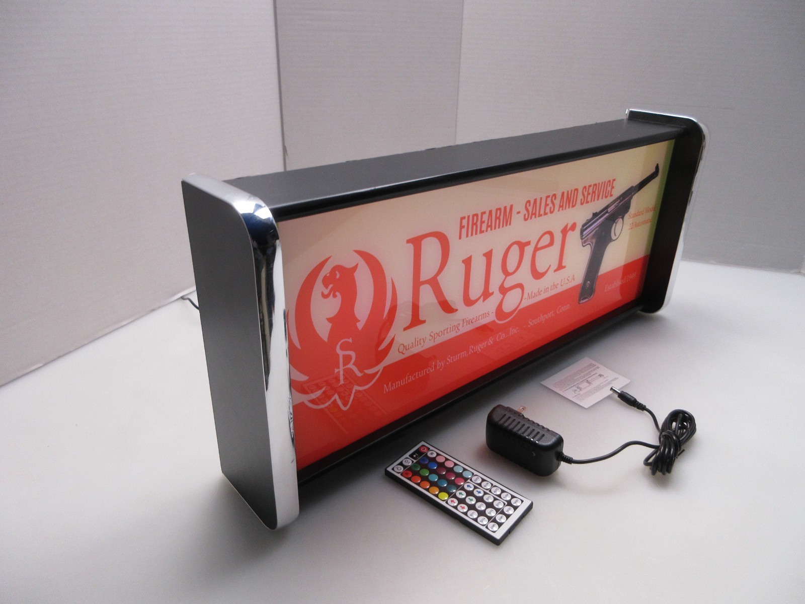 Ruger Sales & Service LED Display lighted sign lightbox Wall hanging Light