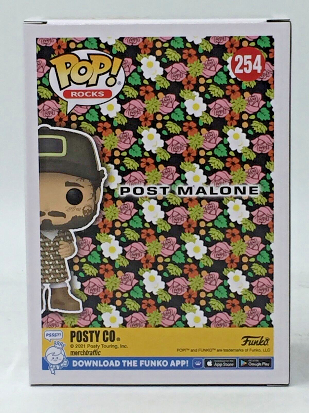 Funko Pop! Rocks Post Malone #254 With Pop Protector