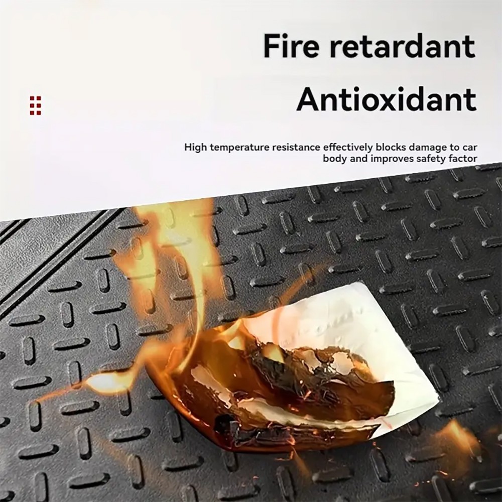 Heavy Duty Rubber Cargo Mat Liner All-Weather Trim-to-Fit Non-Slip Waterproof