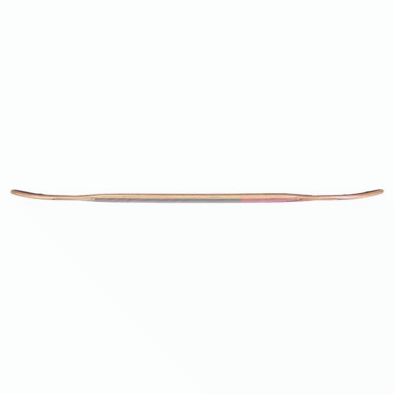 Nae Nae Pink 44 Deck, 44" Maple Dancing Longboard with wheel wells