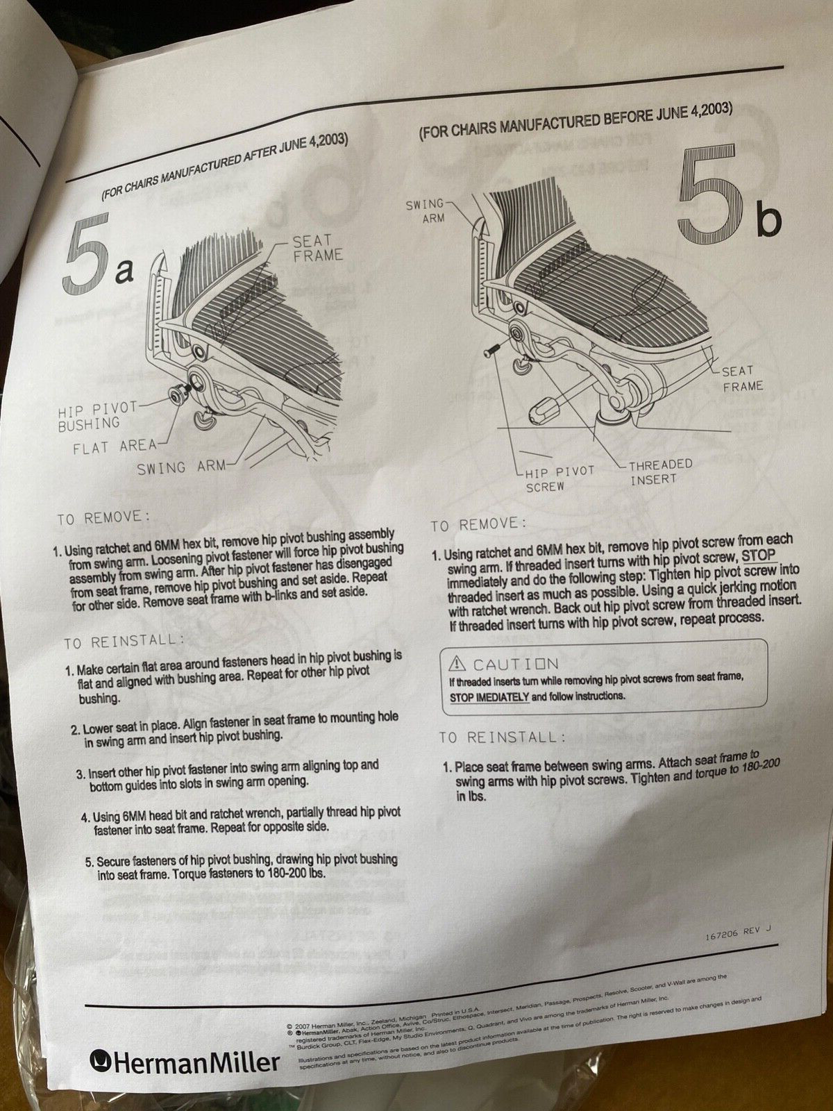 Herman Miller Aeron Chair Tilt Control Kit - New OEM (Genuine HM Parts)