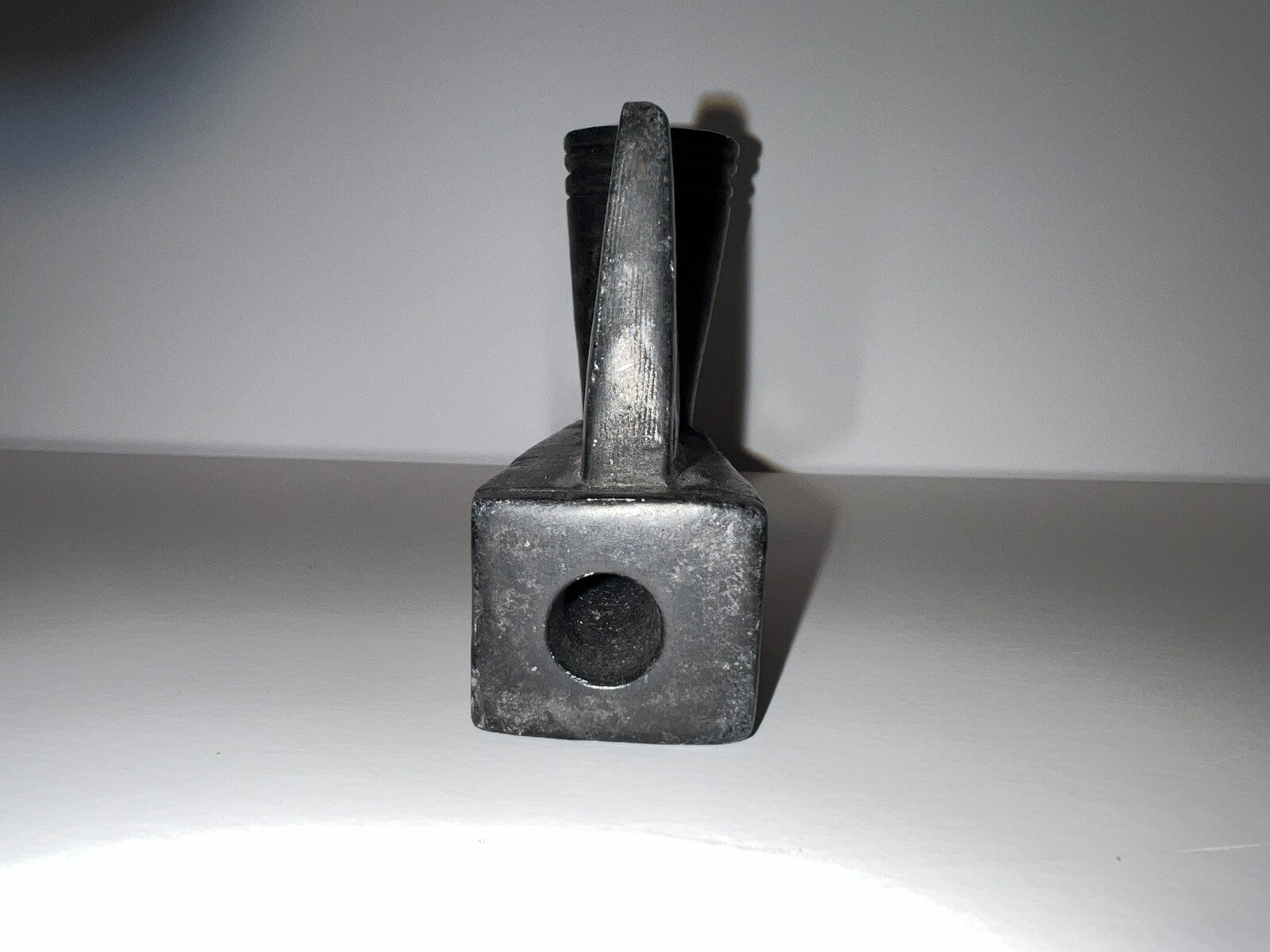 Antique Original Native American Indian Train Smoking Pipe; Late 1800's