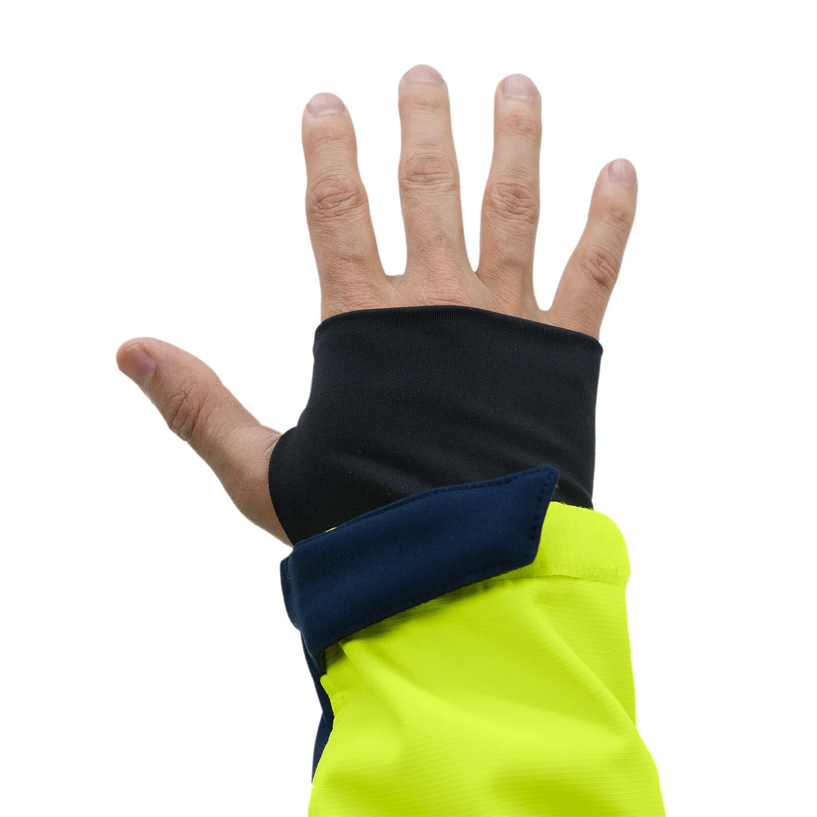 Hi-Vis Softshell Fleece Lined Safety Jacket with Reflective Strips by JORESTECH
