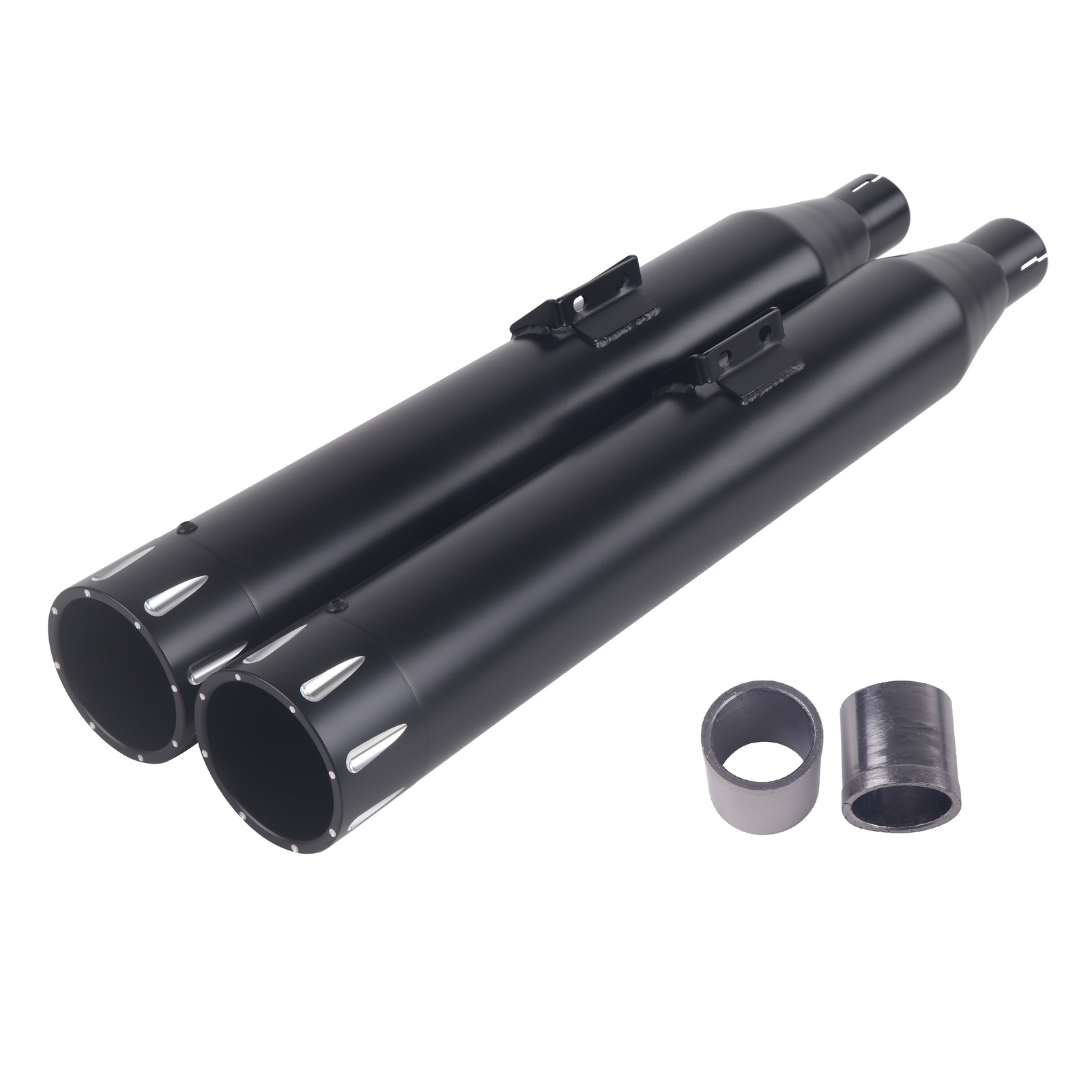 SHARKROAD 3.5" Slip On Mufflers Exhaust for 18- 23 Softail M8 Premium Black