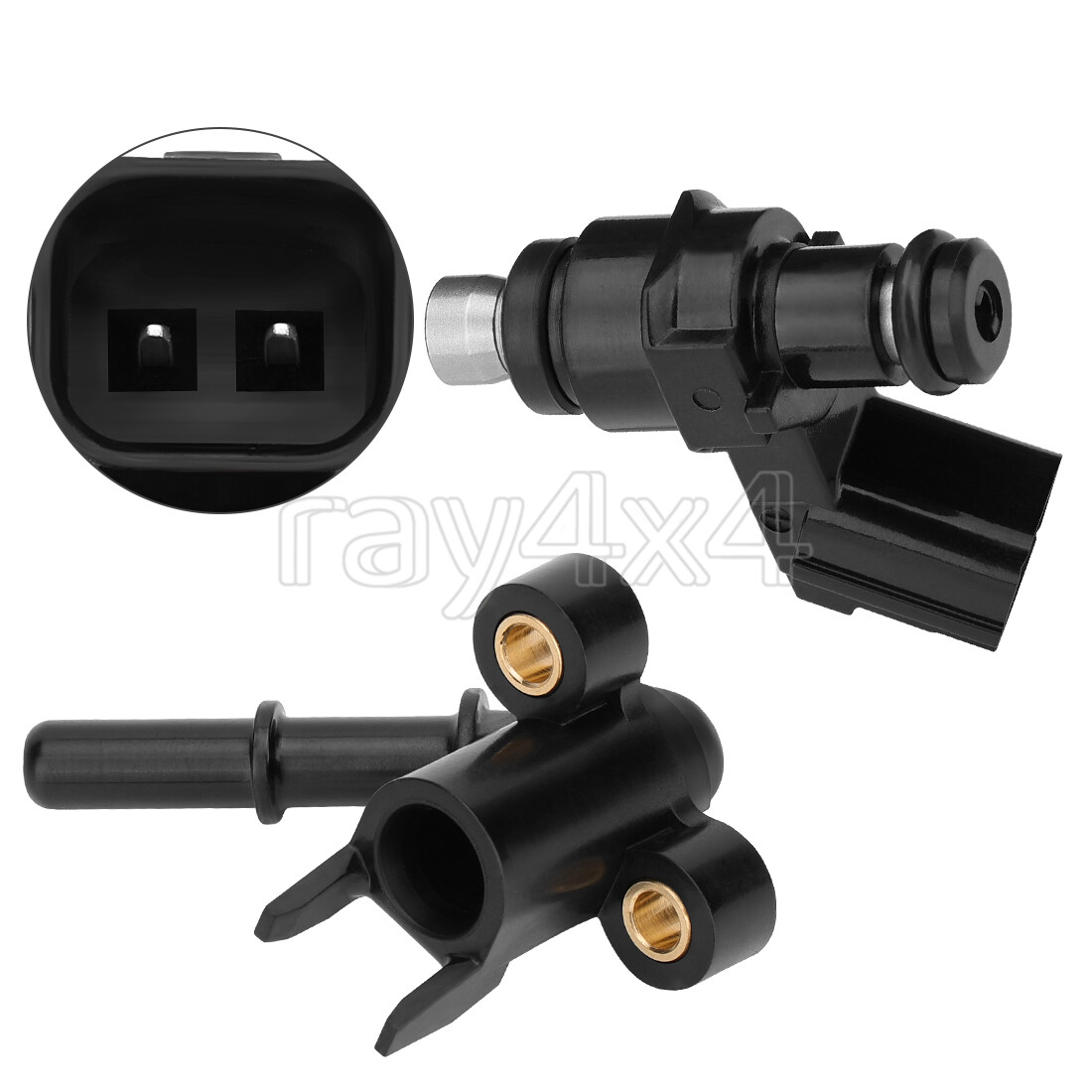 Fuel Injector + Joint for Honda Foreman 500 Rancher 420 TRX420 16450-HR3-A43