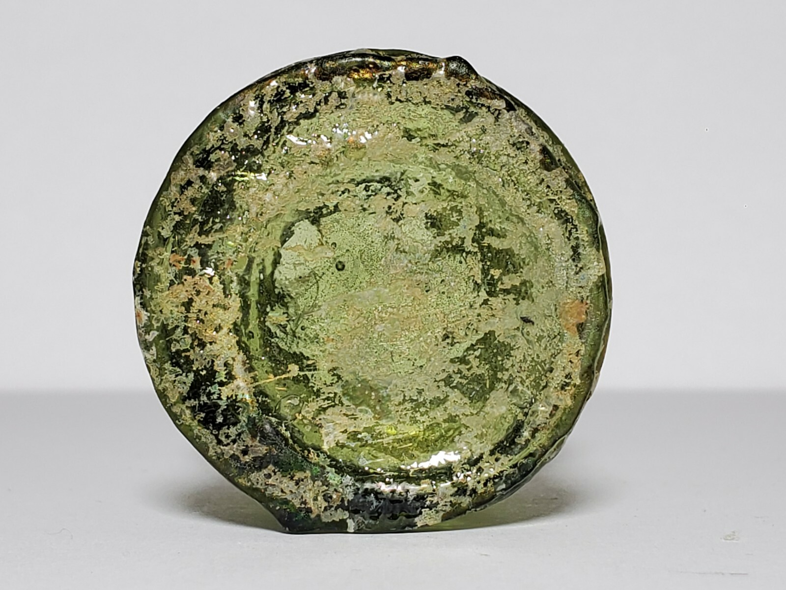 Antique 1800s Blown Glass Inkwell