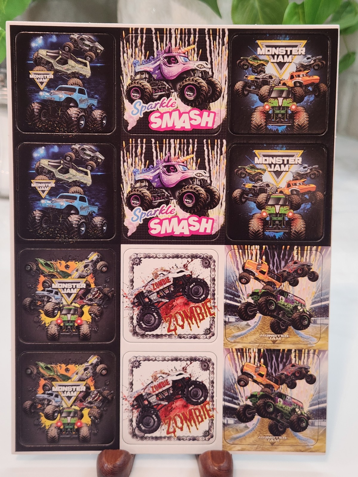 Monster Jam Memory Match Card Game 72 Matching Cards Brand New Factory Sealed