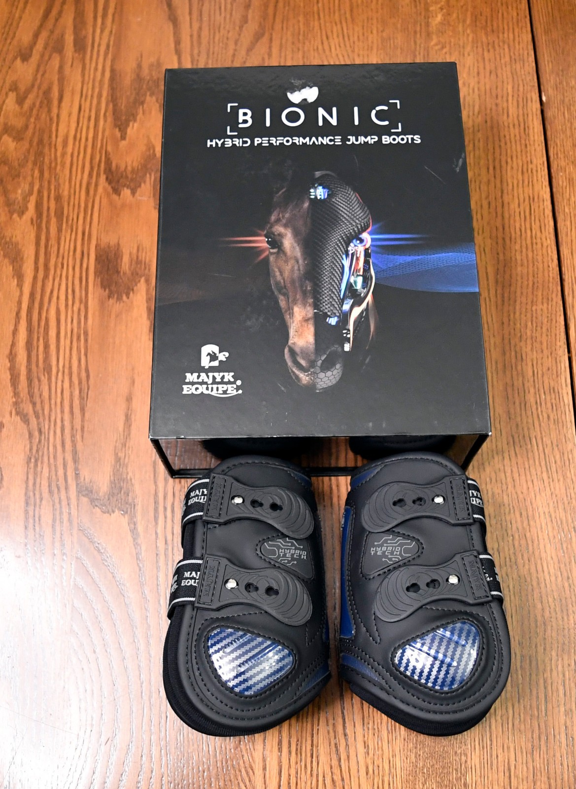 Majyk Equipe NEW Bionic Hybrid Performance Jump Hind Boots black/blue Medium
