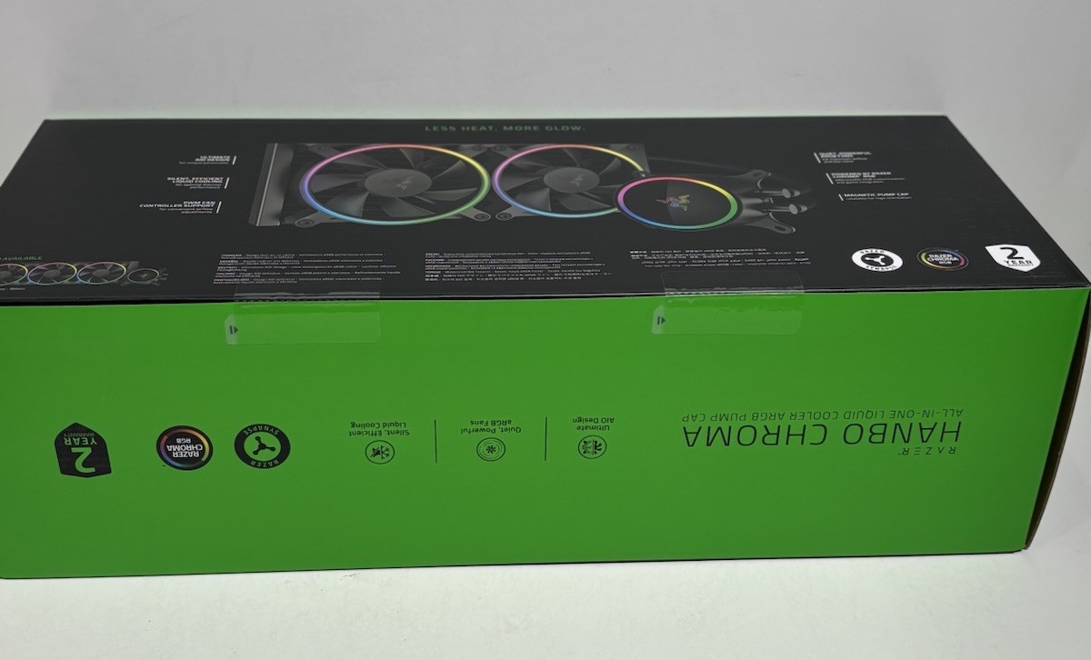 Razer Hanbo Chroma RGB AIO 240MM Intel LGA 1851/1700/1200 & AMD AM4 (NEW IN BOX)