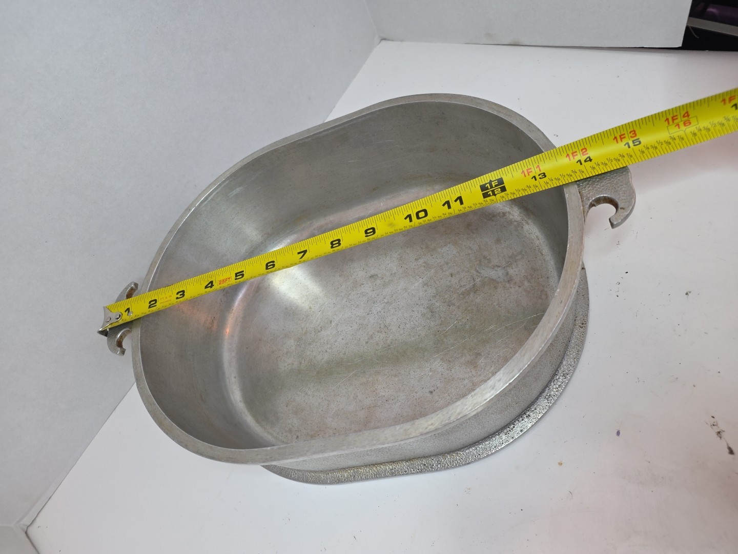 Guardian Service 13” Aluminum Oval Dutch Oven Roaster Pan - No Lid, Vintage