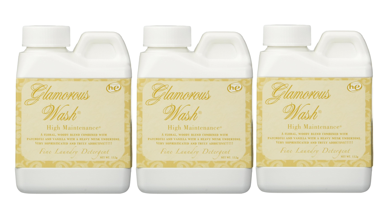 Tyler Glamorous Wash High Maintenance 4oz Fine Laundry Detergent (3 Pack)