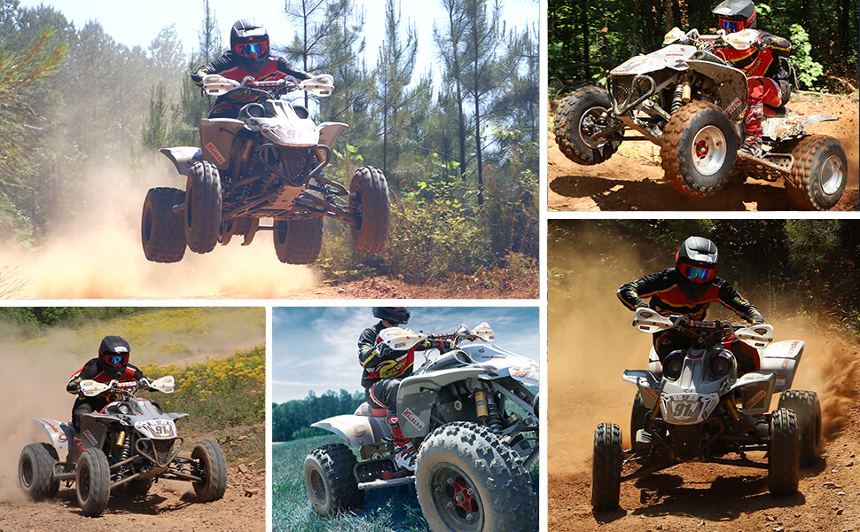 21X7-10 20X10-9 Set 4 Quad Sport ATV Tires Professional Race Fit Yamaha/Polaris