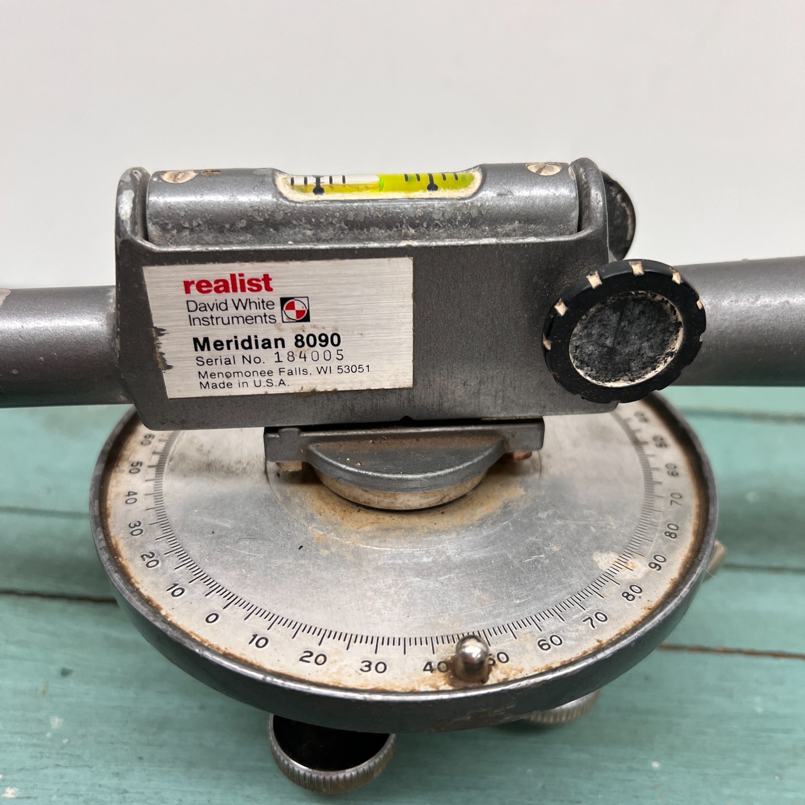 vintage David White instruments meridian 8090 transit
