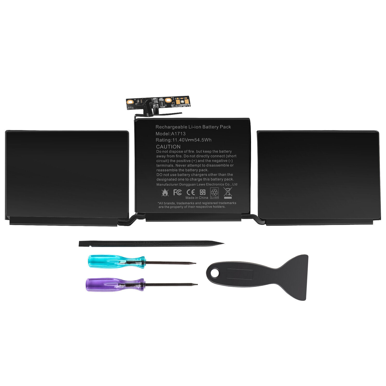 LOT A1713 A1708 Battery For MacBook Pro 13" Late 2016 Mid 2017 EMC 2978 EMC 3164