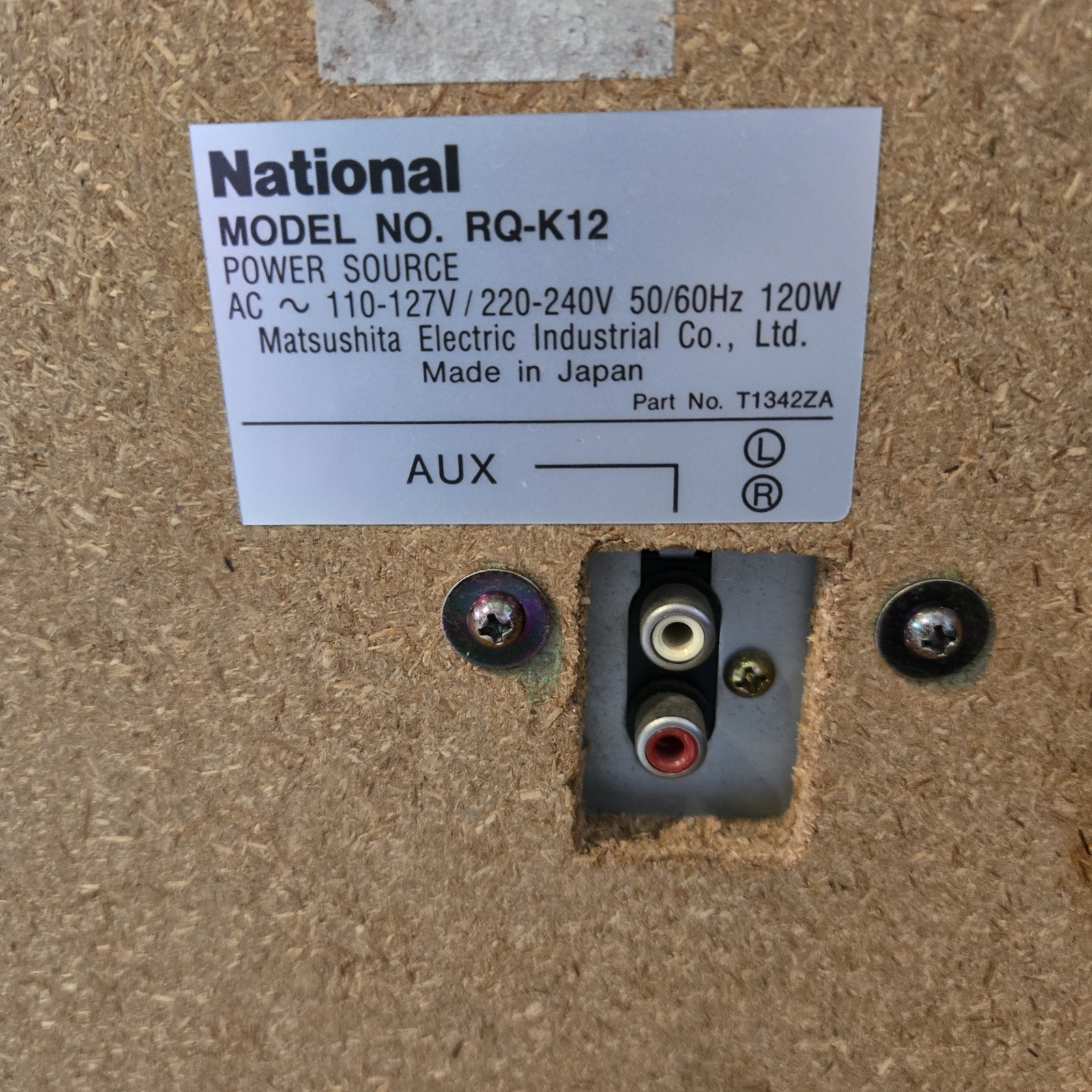 VTG National (Panasonic) RQ-K12 Karaoke Machine Vocal Magician Big Power READ