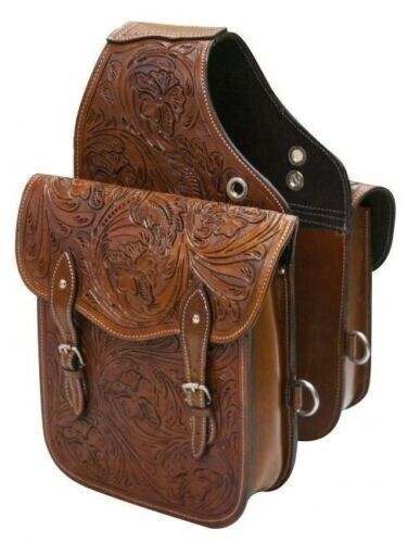 Traditional Trail Ride Bag | Western Saddle Bag | Leather Saddle Bag For Horses