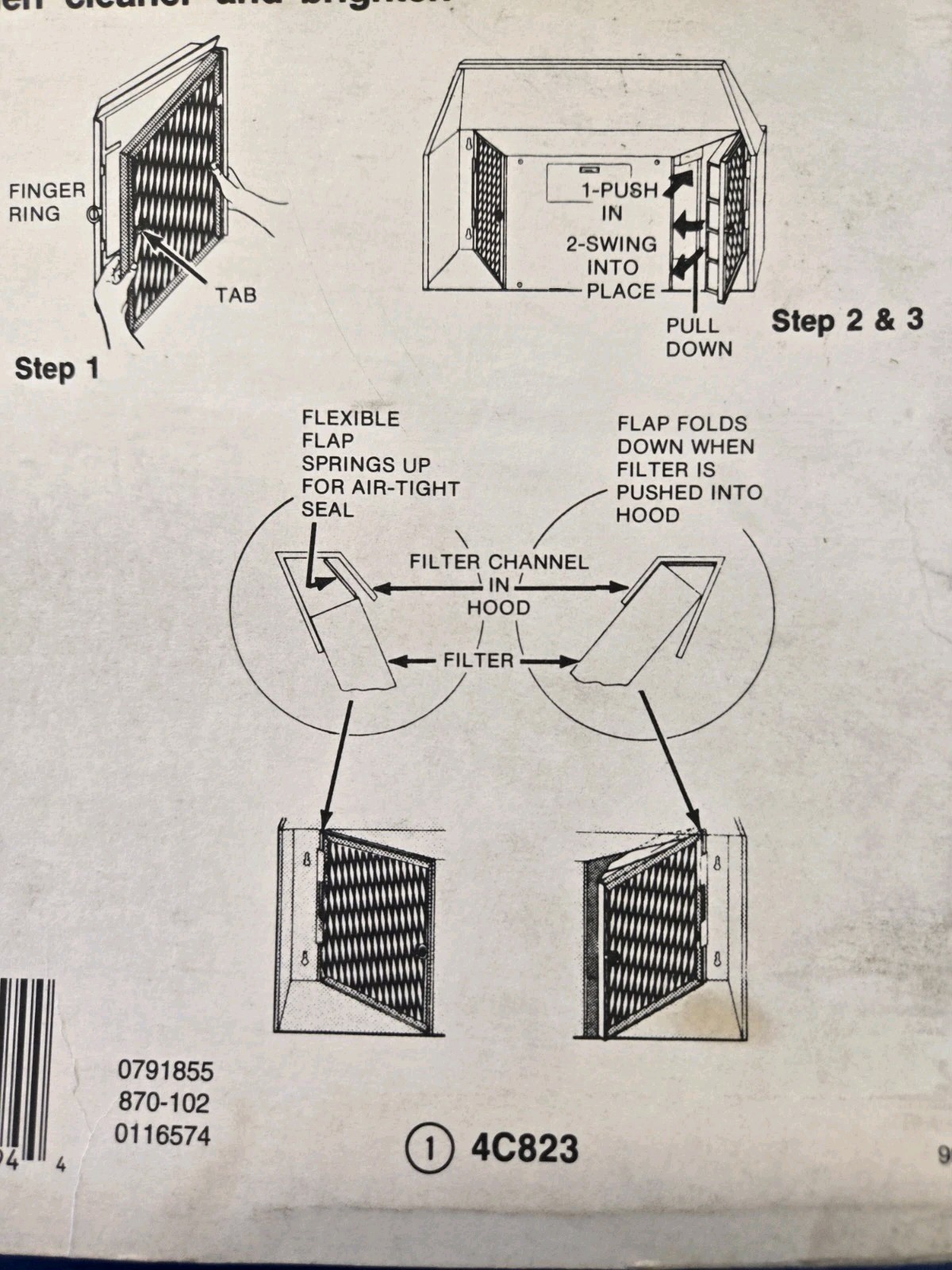 BROAN - 76F MICROTEK RANGE HOOD SYSTEM DUCT-FREE FILTER REPLACEMENT - PK OF 2