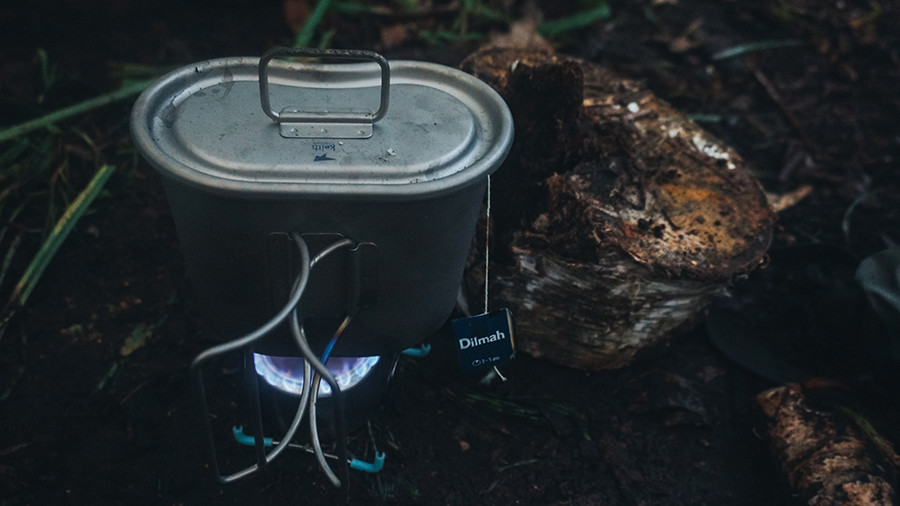 Keith Titanium Ti3060 Canteen Mess Kit - New Ultralight Carrying Pouch