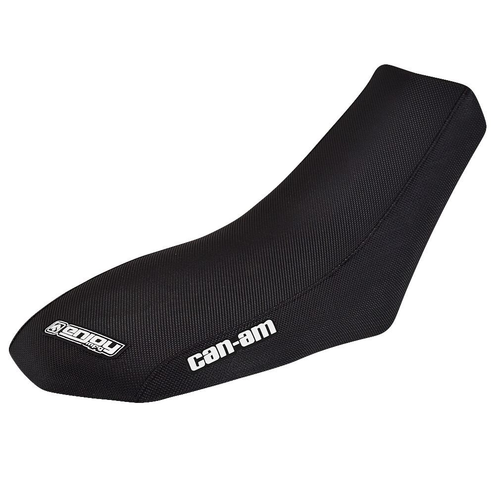 Can Am Ds 70 - 90  GRIPPER Seat Cover 2008 - 2022  ALL BLACK STD LOGO #259