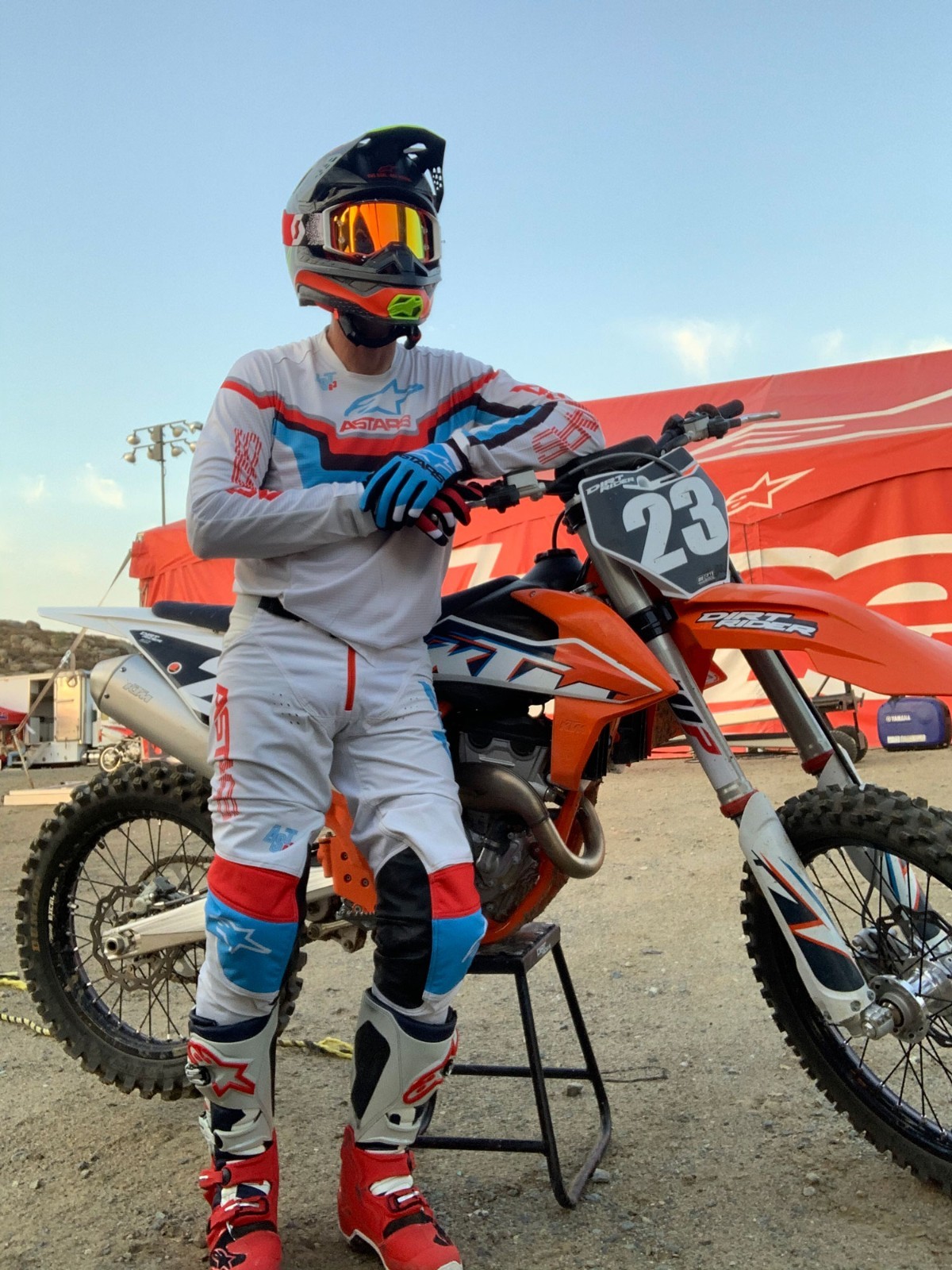 DRC Hardware A2110 MX Steel Box Stand Off-Road Motocycle Motocross DirtBikes