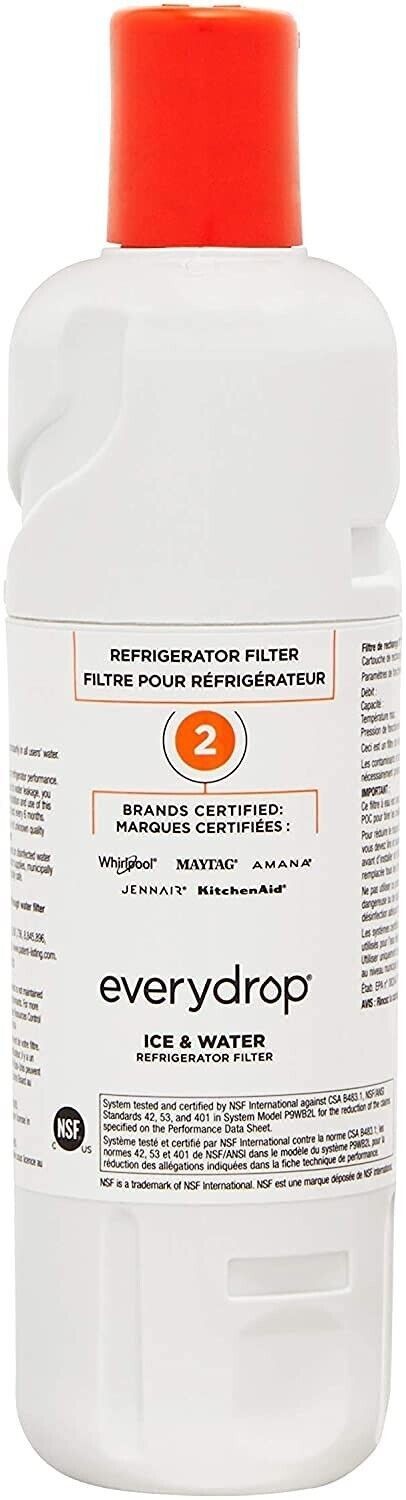 NEW 2PACK W10413²645A EDR2²RXD1 Filter 2 9082 Refrigerator Ice Replacement USA