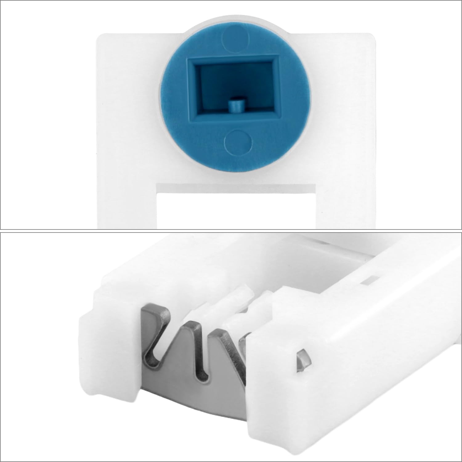 QWORK Tilt Window Spiral Balance Pivot Lock Shoe, 8 Pack Glass Filled PA...