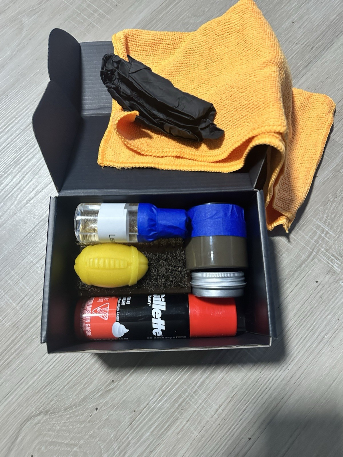 Football Prep DIY Kit - Football Mud, leather Conditioner, Leather balm + Wax