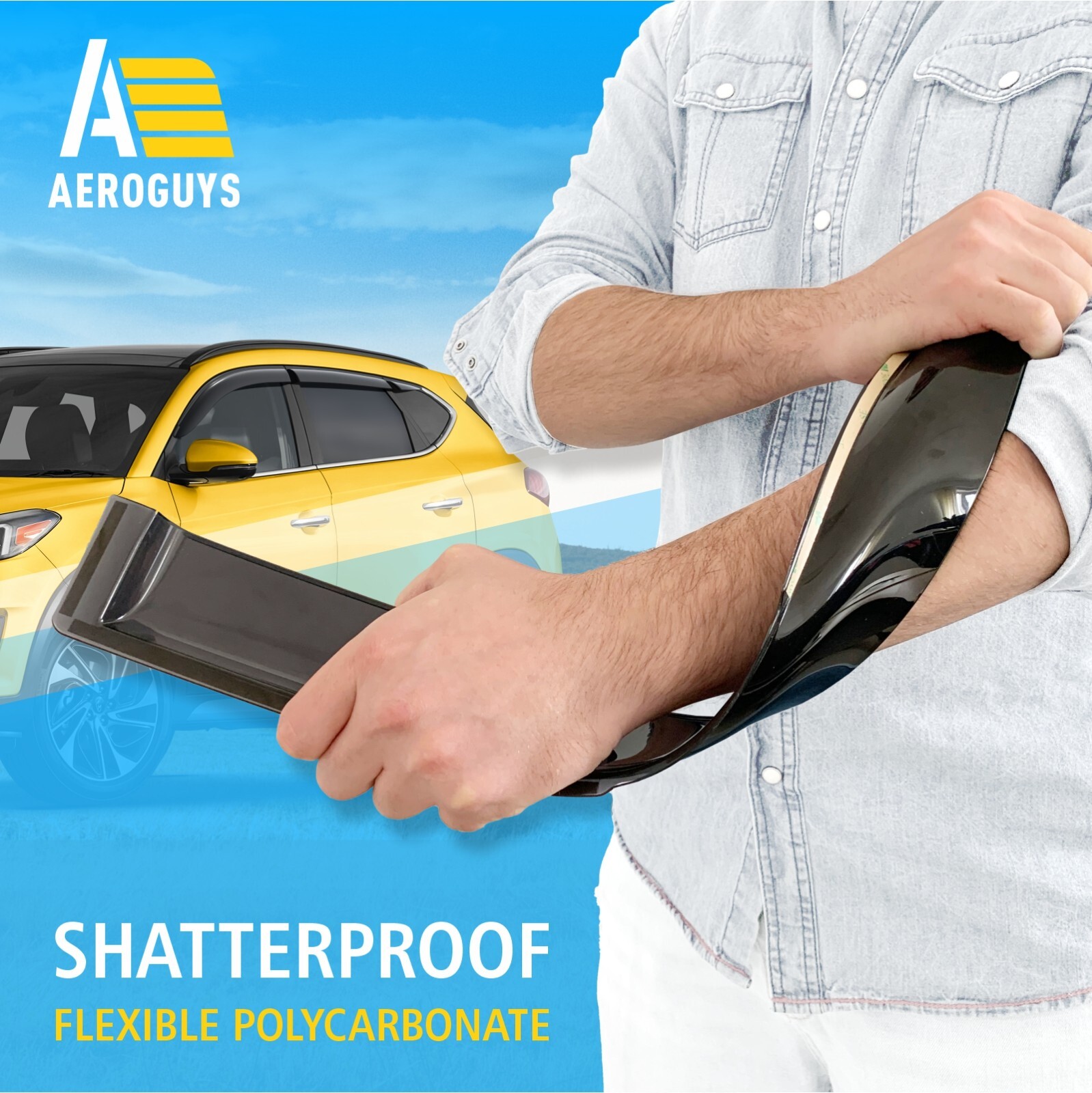 Rain Guards Vent Visors Shade for 2016-2020 Hyundai Tucson