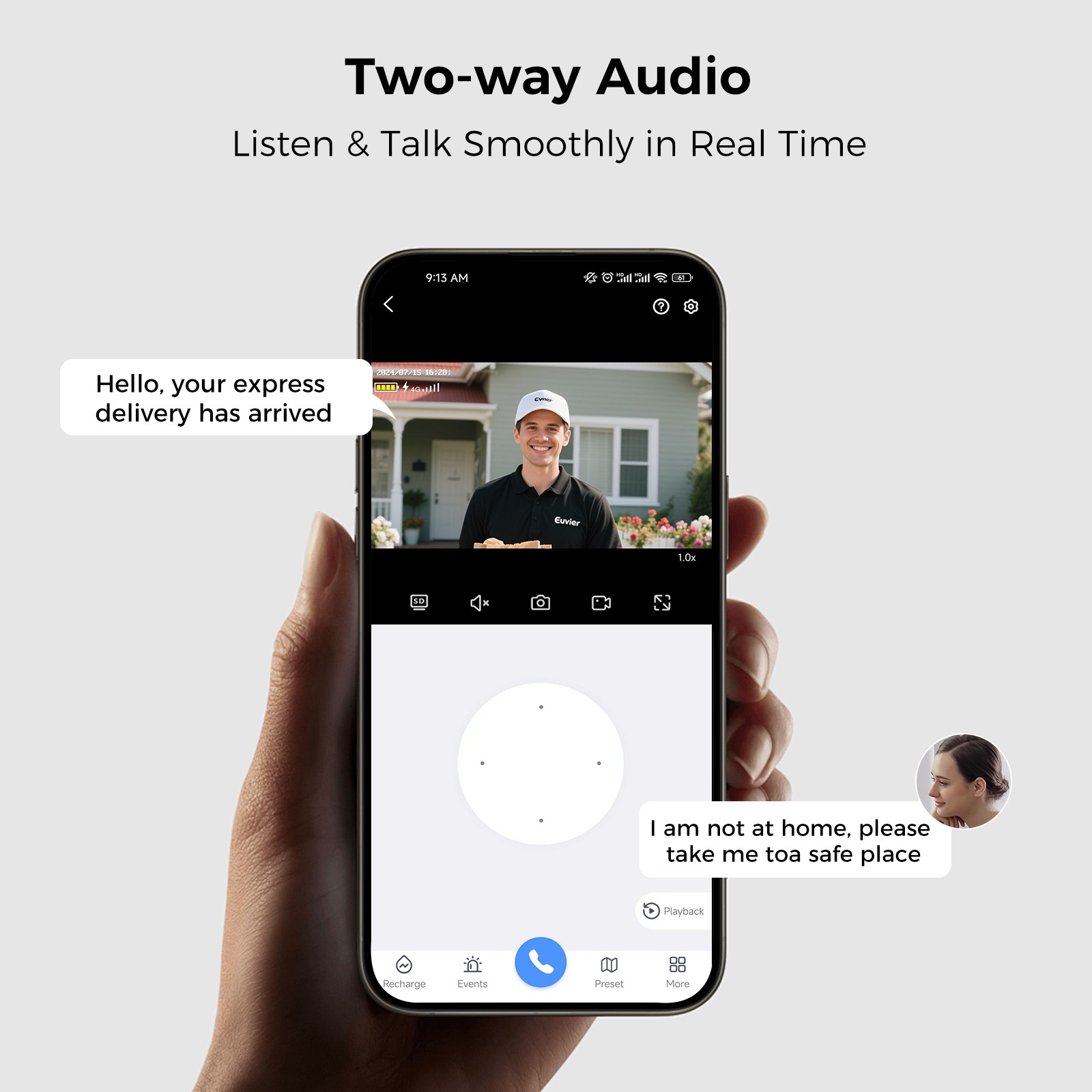 Hiseeu 10CH 4MP Outdoor IP CCTV Security Camera System Kit Night Vision 500G HDD