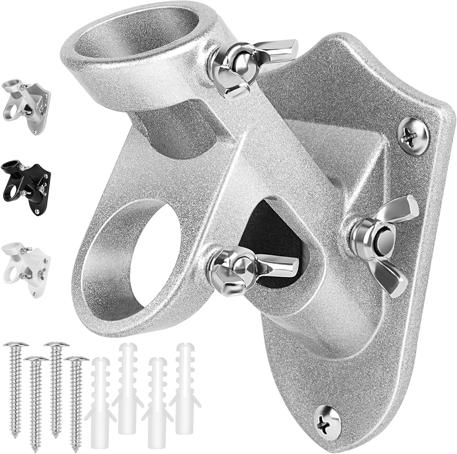 Flag Pole Holder Outside House Flag Pole Bracket Heavy Duty Metal Flag Mount