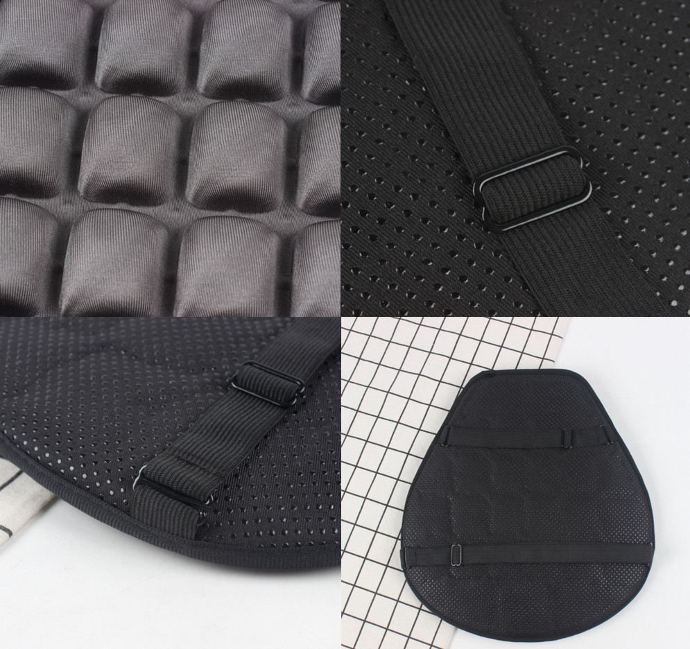 1Pcs Motorcycle 3D Seat Pad Comfort Gel Cushion Universal Motorbike Pillow Cover