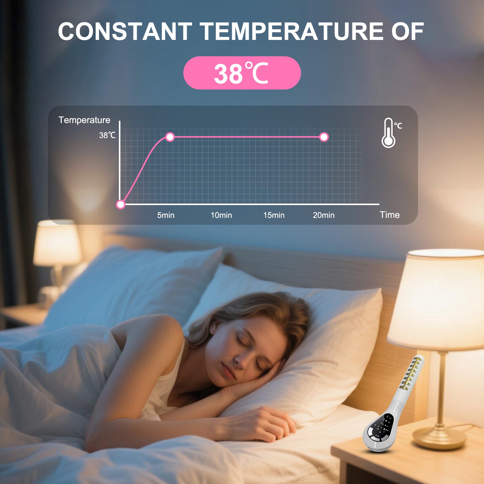 Vaginitis Therapy Device Vaginal Rejuvenation Tightening Red Blue Light Women