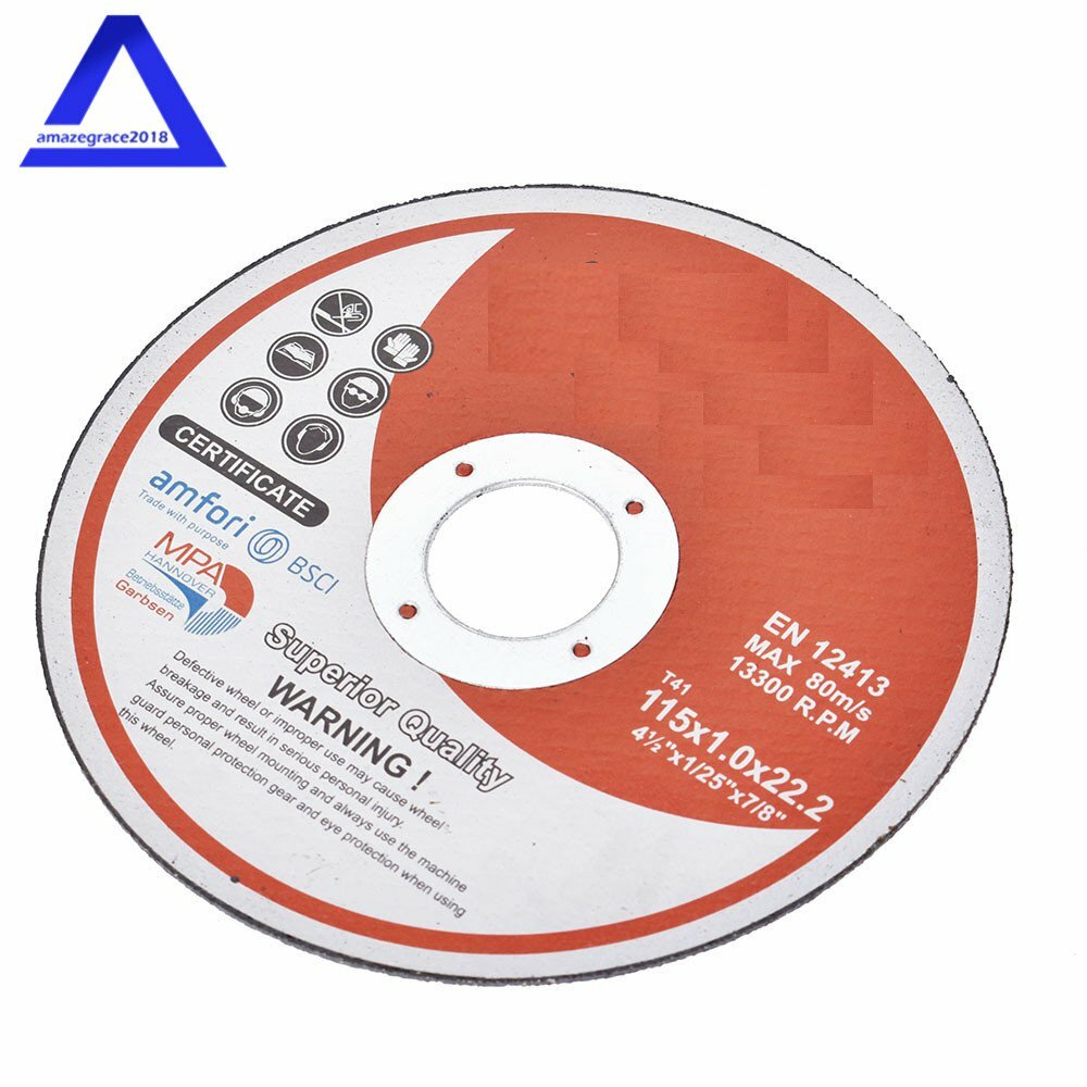 50 Pack 4-1/2"×.040"×7/8" Cut-off Wheel-Metal Stainless Steel 4.5" Cutting Discs