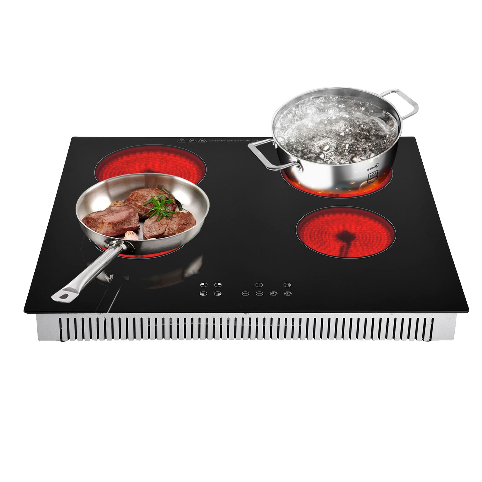 6800W Portable Induction Cooktop Countertop Four Cooker Burner Stove Hot Plate--