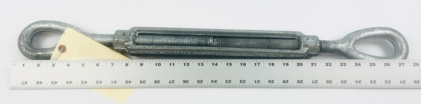 Turnbuckle Eye and Eye Steel with Hot-Dipped Galvanized 27 x 8 in Set of 3