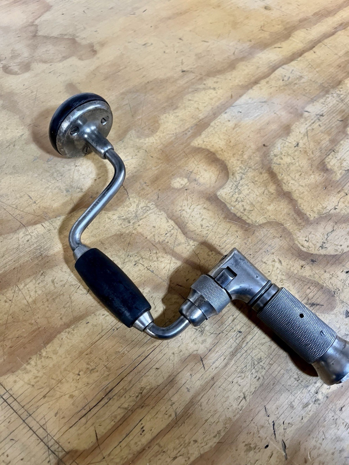 Vintage John Fray Rare Petite 6” Sweep Bit Brace Hand Drill Fine & Shop Ready