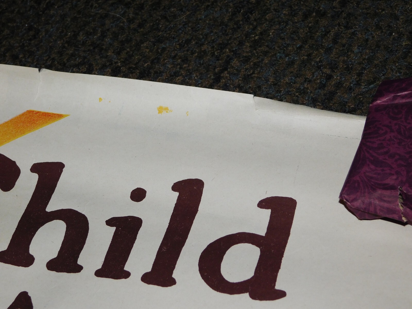 VINTAGE WWI WORLD WAR 1 SAVE YOUR CHILD SAVING STAMPS POSTER